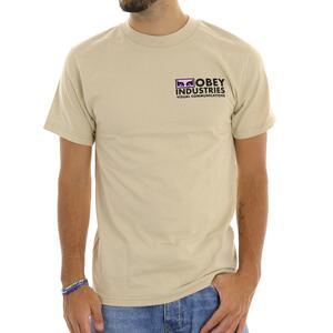 T-SHIRT VISUAL COMMUNICATIONS BEIGE